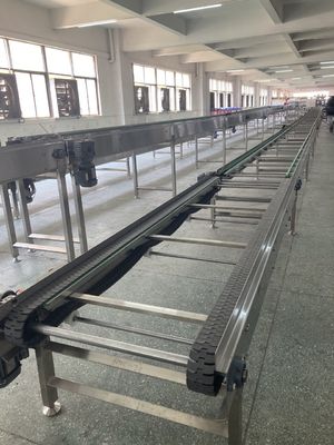 Trays Returning Single Layer Slat Top Food Industry Conveyors